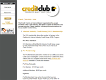 Tablet Screenshot of creditclub.creditworthy.com